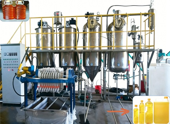 What is the price of a 1tpd vegetable oil refinery machine?