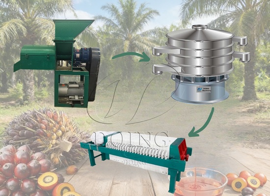 From plantation to CPO production: Client for Philippines project purchases 500kg/h palm oil milling machine from Henan Glory