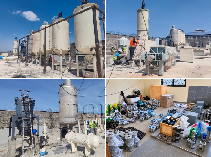 10TPD palm oil refinery and fractionation plant project in Kenya