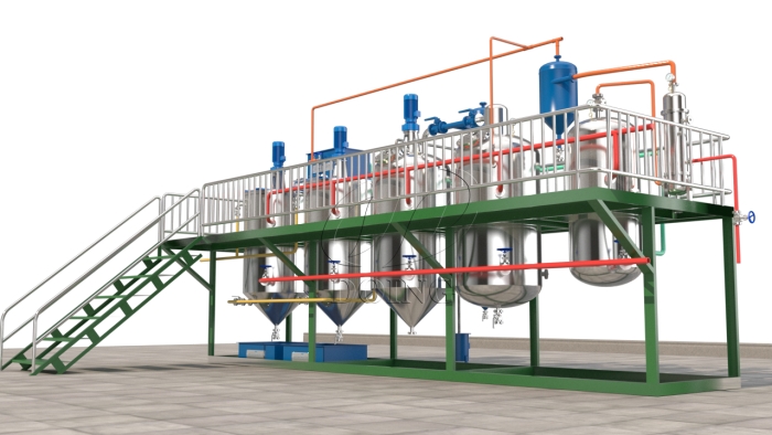 cooking oil refining machine