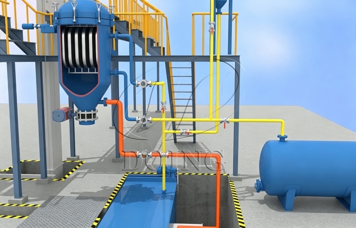 Soybean oil filter machine