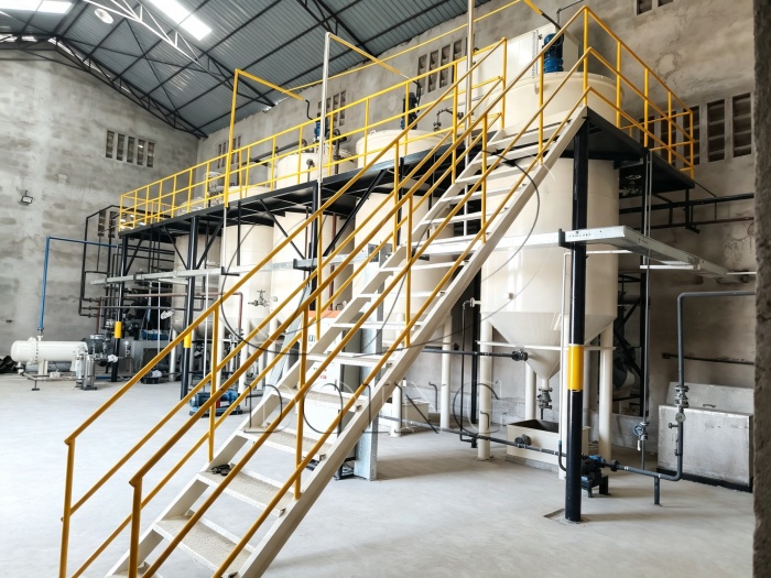 Sunflower oil refinery project site photo