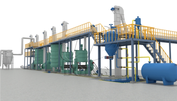 Turnkey peanut oil processing plant