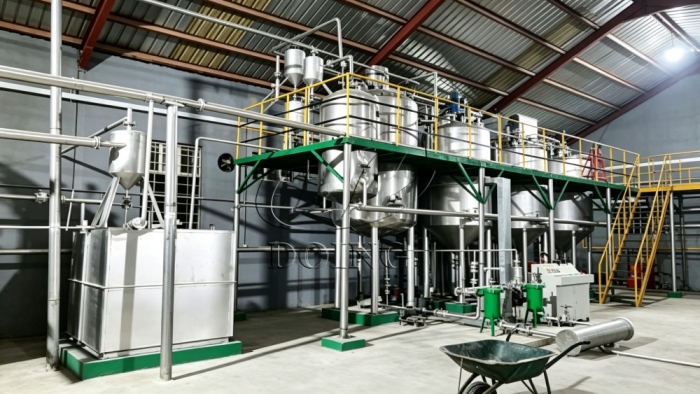 5 TPD palm kernel oil & soybean oil refinery project