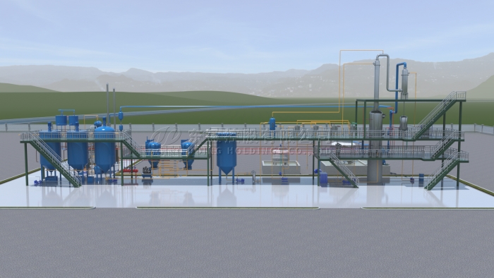 rice bran oil refinery plant