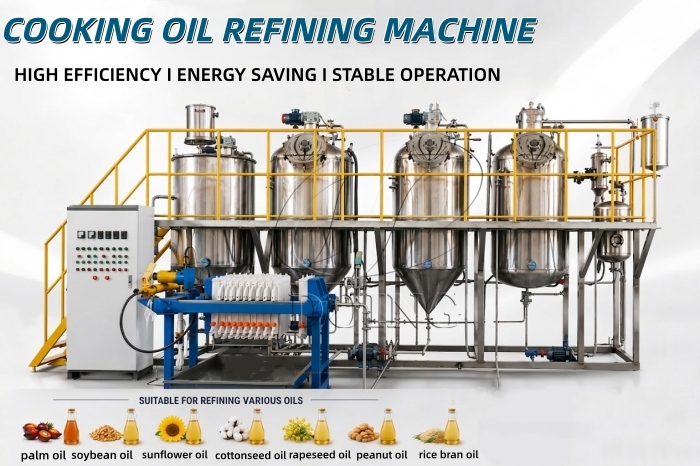 Edible oil refining plant from Glory Oiltech