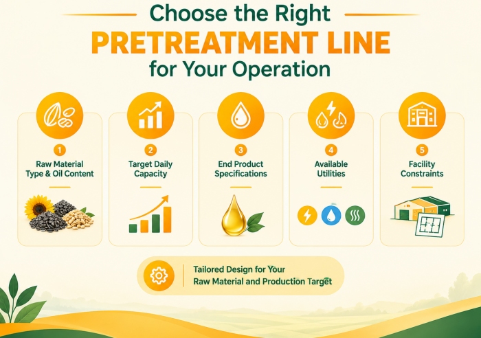 Factors in selecting oilseed pretreatment equipment