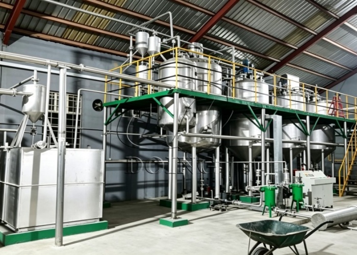 5 TPD palm kernel oil reinery plant in Nigeria