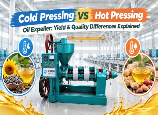 Cold pressing vs hot pressing oil expeller: Yield & quality differences explained