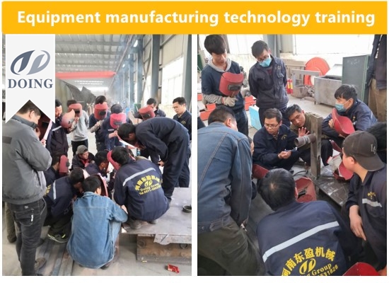 Doing Company Factory staff equipment manufacturing technology training