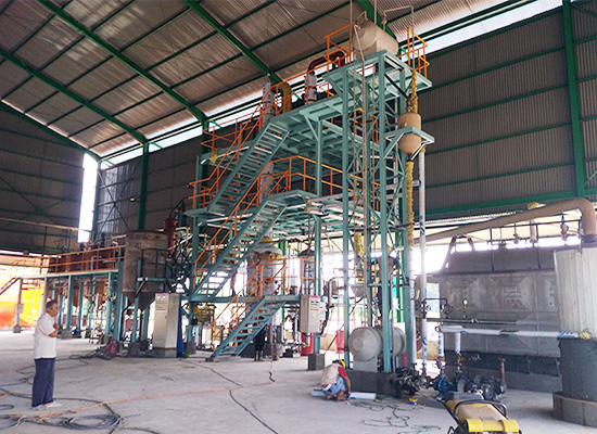 5TPD semi continuous palm oil refinery plant in Indonesia