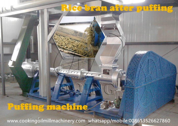 rice bran oil making machine