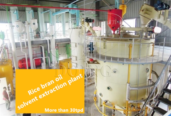 rice bran solvent extraction plant