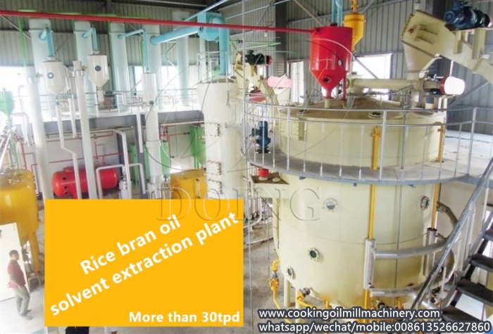 rice bran solvent extraction plant