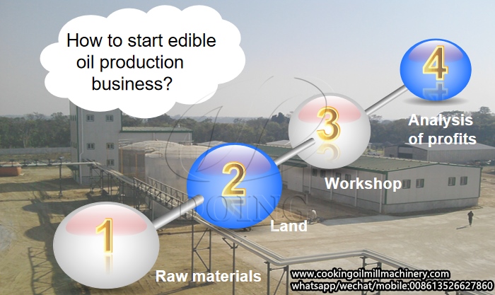 edible oil production plant