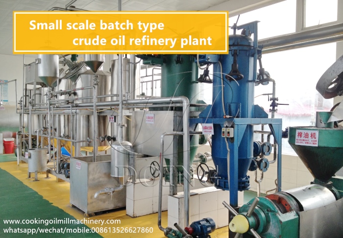 vegetable oil refinery plant