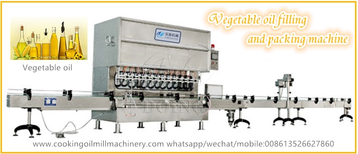 vegetable oil filling and packing machine