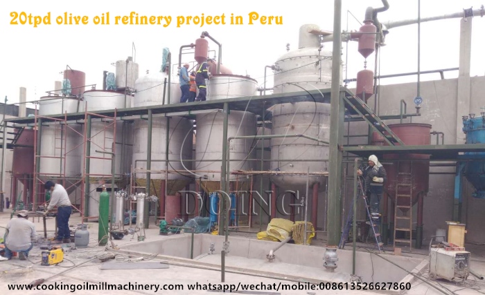 edible oil refinery project