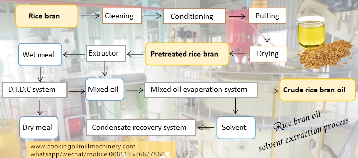 rice bran oil solvent extraction process