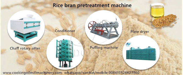 rice bran oil machine