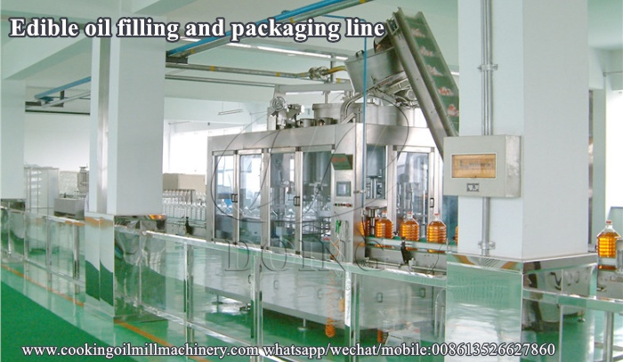 rice bran oil filling machine