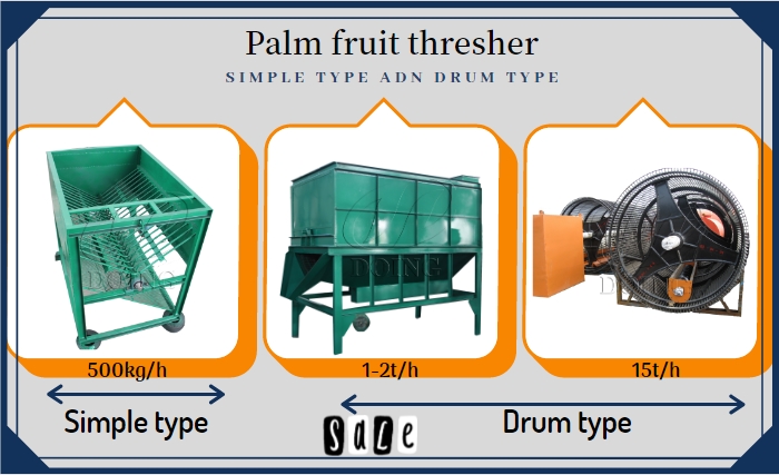 palm fruit thresher